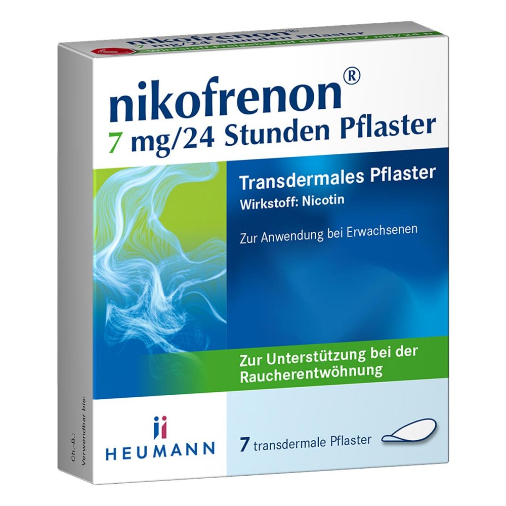HEUMANN PHARMA GmbH & Co. Generica KG Nikofrenon 7 mg/24 Stunden Pflaster 15993202