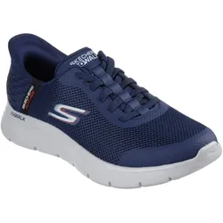 SKECHERS Go Walk Flex Hands Up Slip-In Sneaker Herren NVY - blau 44