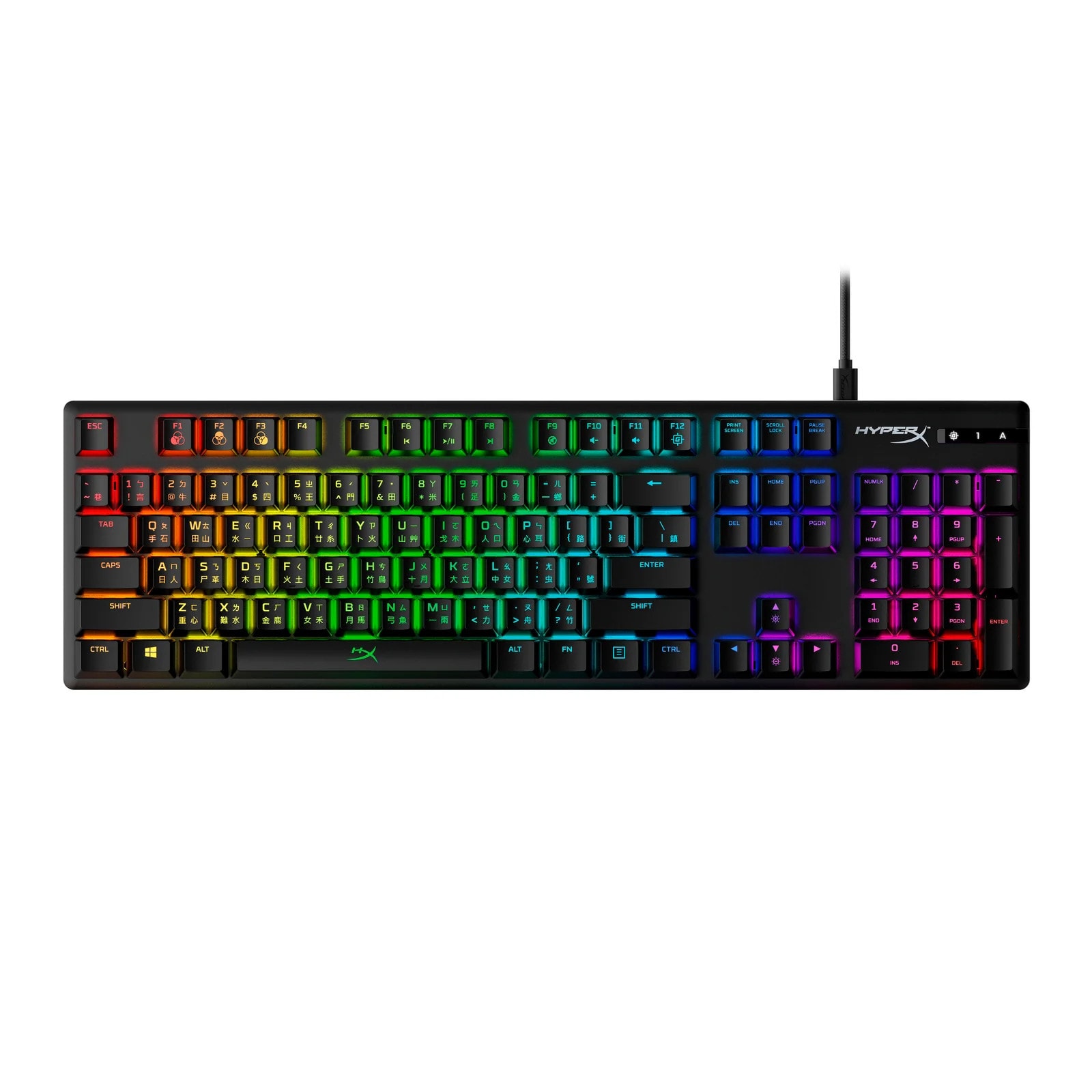 HyperX Alloy Origins Tastatur , Mechanisch, Schwarz