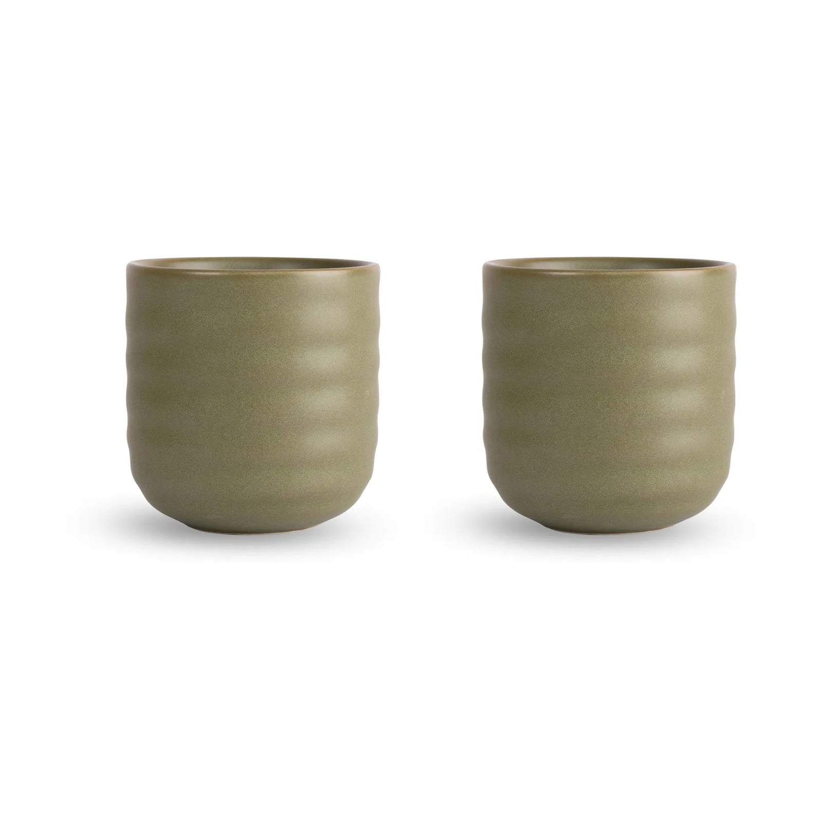 Sagaform Ellen mok 2-pack 18 cl Groen