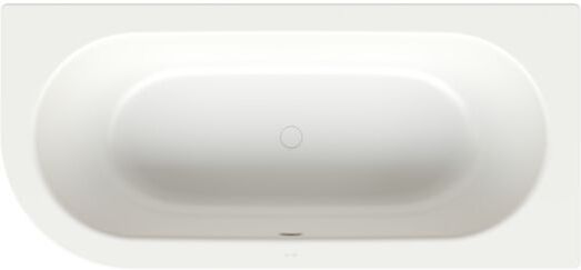 Bette BetteStarlet V Silhouette Badewanne 6700-440CELVK snow, 185x85x42cm, mit Schürze