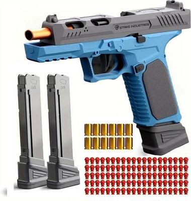 Uplift Picks SIG17 Shell Ejecting Toy Gun With Blowback Action & Soft Foam Bullets For Kids purple 04