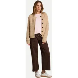 Bouclé-Cardigan Beige M