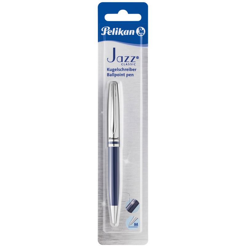 Pelikan Drehkugelschreiber Jazz Classic Metall dunkelblau