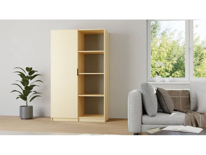 Armoire en bois Placage de bois Érable huilé