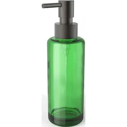 Porter Seifenspender grün mit Pumpe dunkles Metall matte