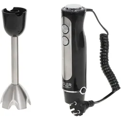Adler AD 4625b Hand Blender, 5 speed settings, 1500W, Black, Stabmixer, Schwarz
