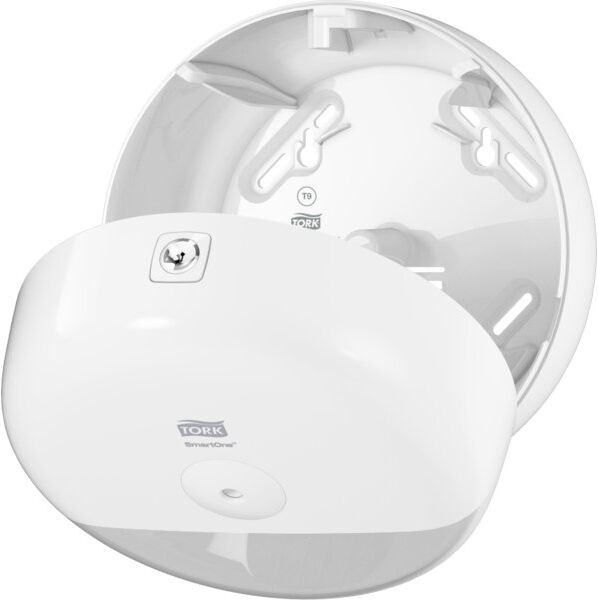 Tork T9 Smartone Mini Dispenser Toiletpapir, Hvid