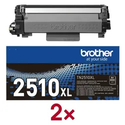 Brother 2x Toner »TN-2510XL« schwarz