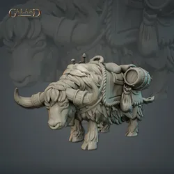 Yak Traveler von Galaad Miniatures aus Caravan and Dwarves September Release