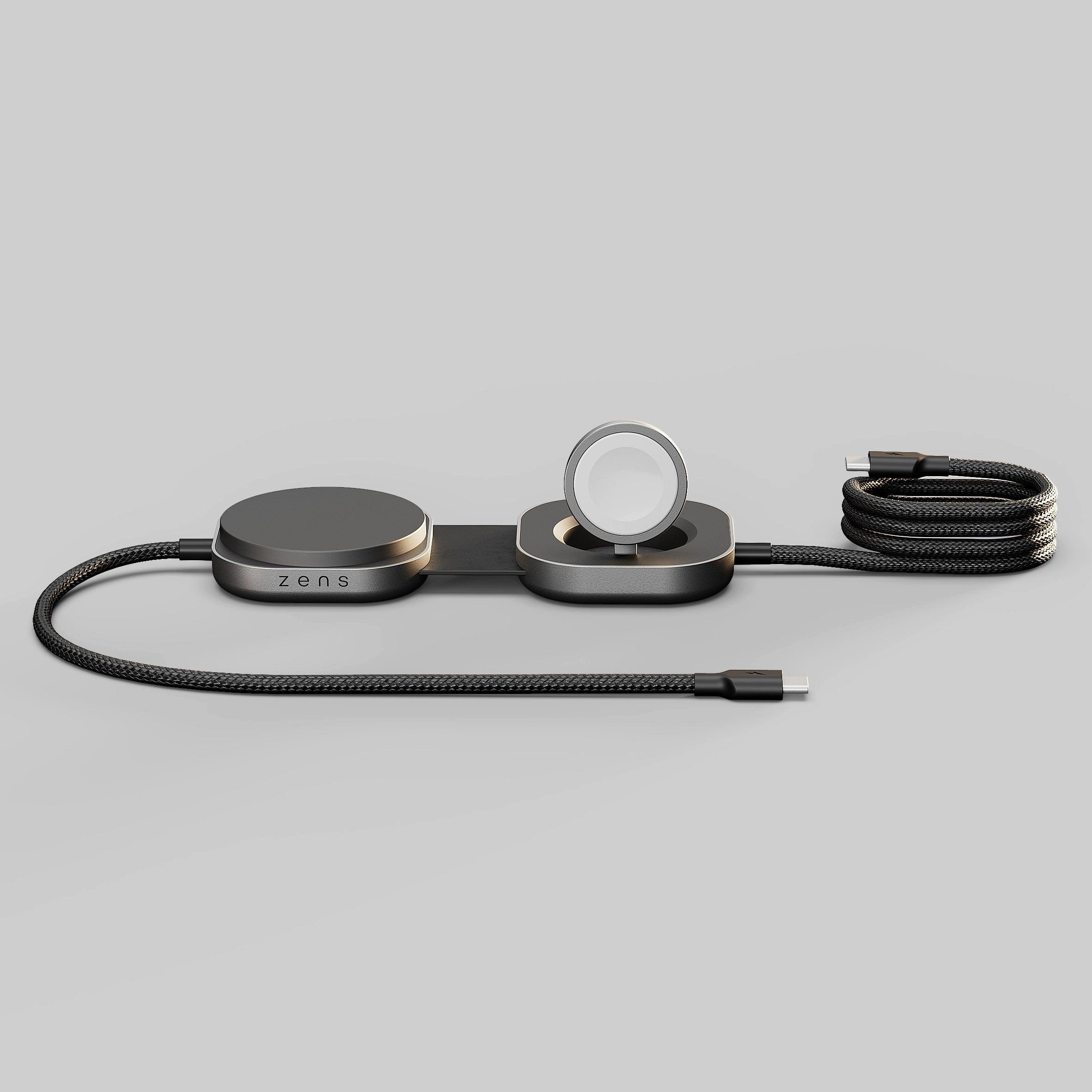 Zens Wireless Ladekabel Pro3 Qi2 + Watch schwarz ZECC07B/00