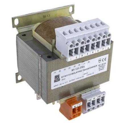 RS PRO Universal Transformer 250VA 2x115V (1232501)