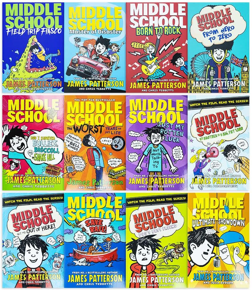 Arrow Middle School Series 12 Books Collection Set By James Patterson