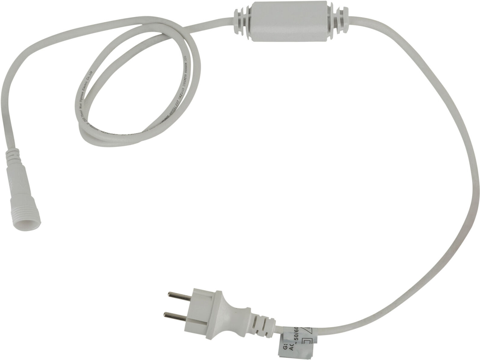 Showtec Stromkabel Für Led-Lichterkette / Eiszapfen Weiß - Schukostecker