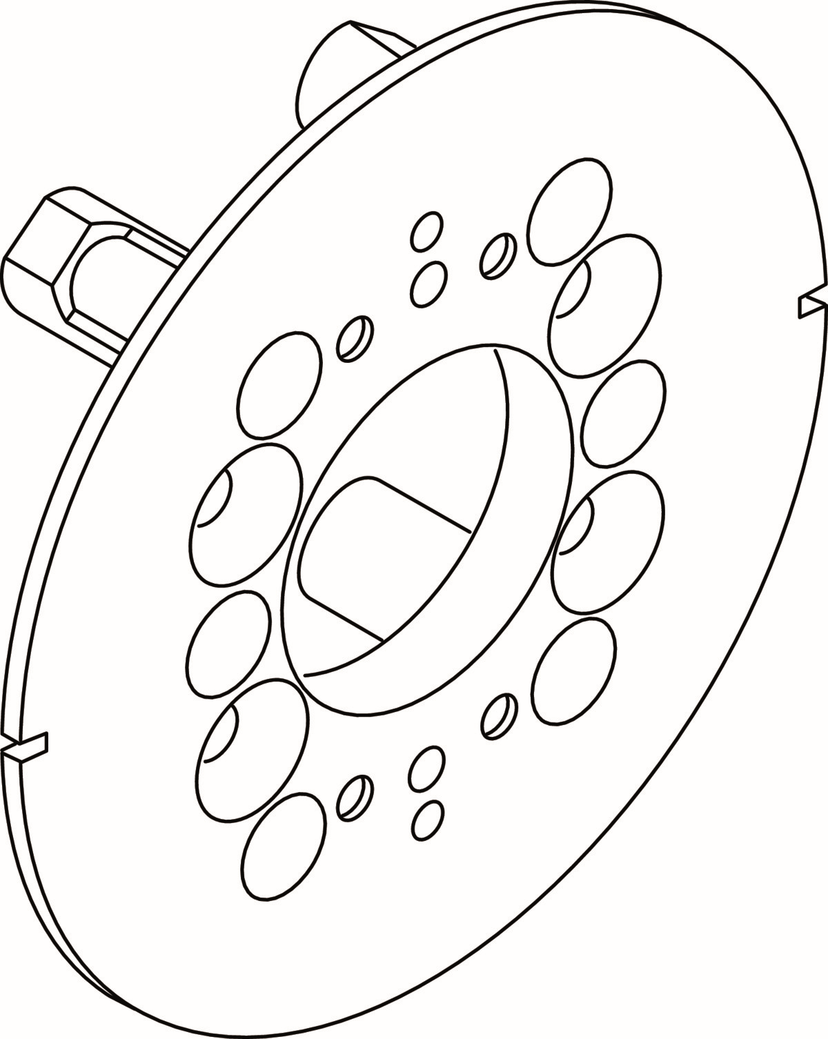 Ideal Standard rosace ARCHIMODULE A860853NU