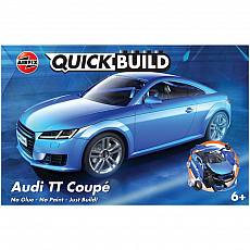Airfix - Quickbuild - Audi TT Coupe - Blue - 44 Teile 306432