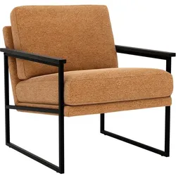 JAKOBSEN COPENHAGEN Sessel Karla Stoff Braun Camel