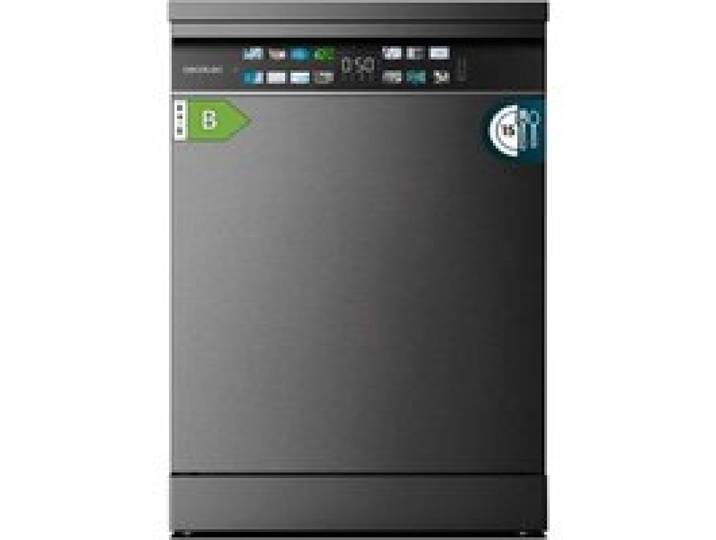 Cecotec Lave-vaisselle 60cm Bolero Aguazero 6700 Dark B Lave-vaisselle foncé 15 couverts Classe B Moteur Inverter Plus