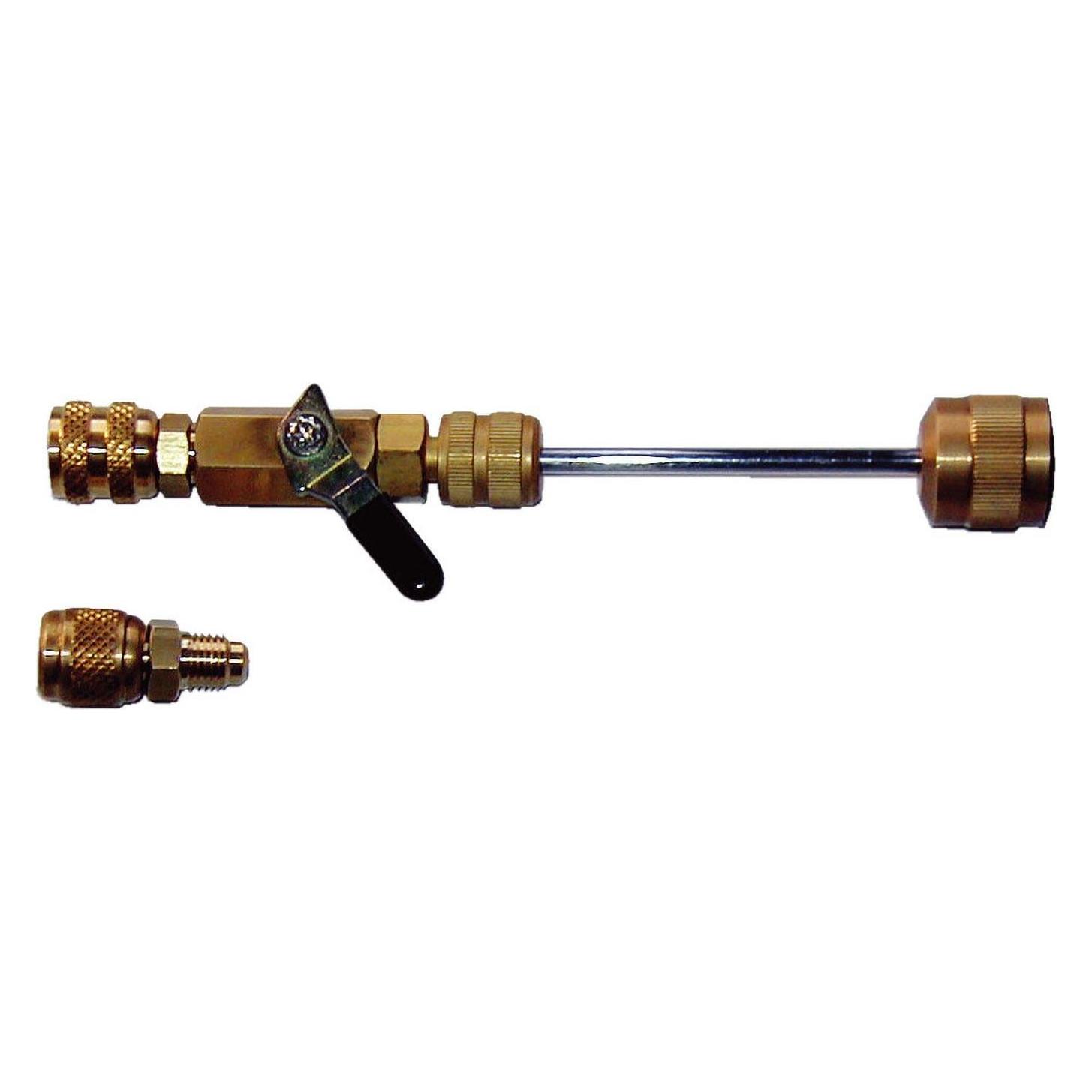 Rothenberger Schraderventil-Werkzeug 1/4" + 5/16", Ventilwechsel im Betrieb, für R410A und R32 (RO-87800)