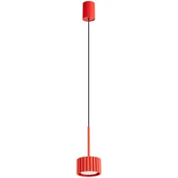 Sollux SL.2689 Pendelleuchte AURA 1 rot Gx53
