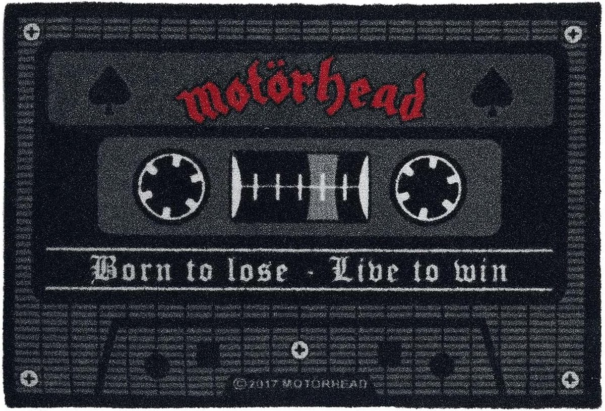 Born to Lose - Live to Win Deurmat met Kleurrijk Design