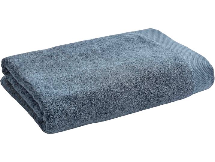 Badetuch CHRISTY LUXE , blau (denim), B:90cm L:165cm, Walkfrottier, Obermaterial: 100% Baumwolle, Handtücher, Badetuch, Luxus Badetuch in Premium Qualität mit 730g/m², 90x165cm, 1er Set