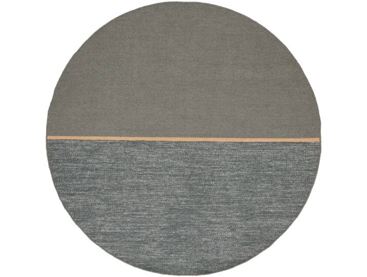 Teppich Magnetize Grün, Grau Anderes Muster Wolle, Polyester 170 x 170 cm