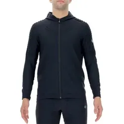 UYN Herren RUN FIT OW HOODED FULL ZIP, Größe L in Schwarz Schwarz