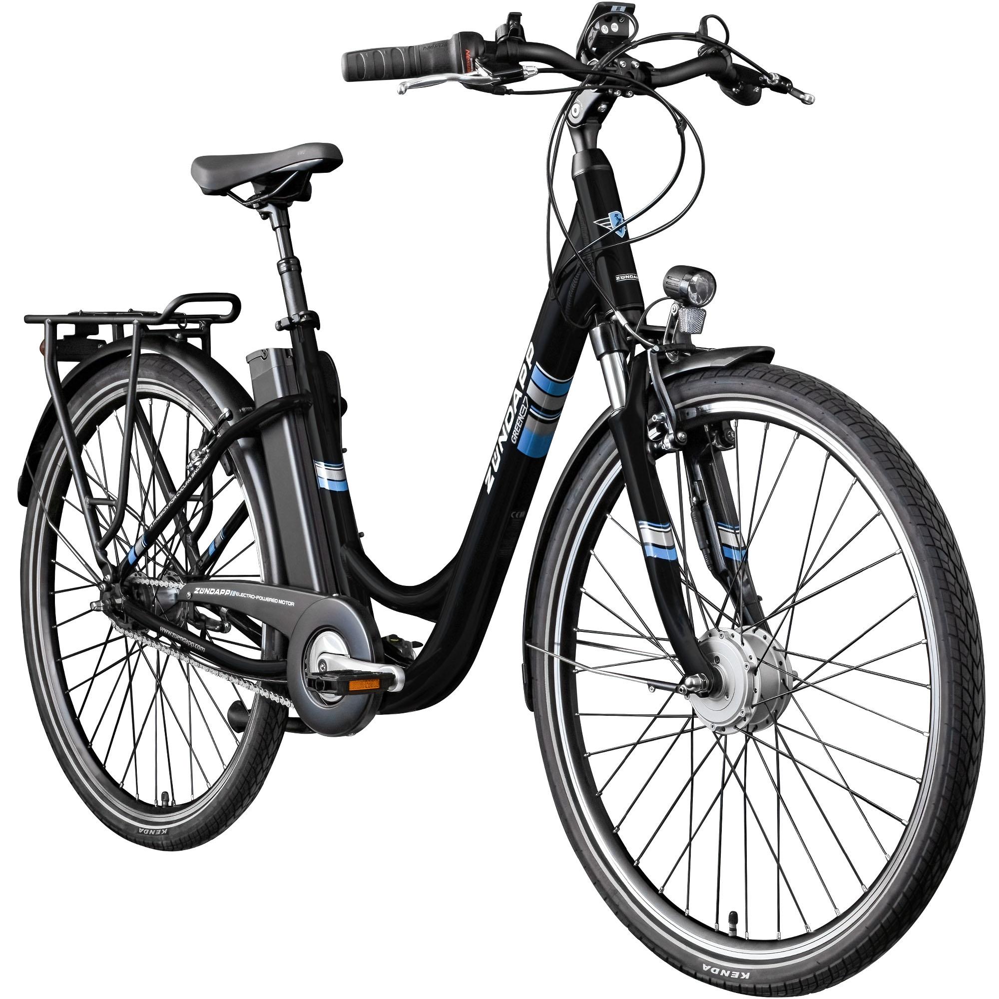 Zündapp Green 3.7 E Bike Damenfahrrad schwarz blau
