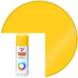Schuller Sprühfarbe Prisma Color RAL 1021, 400 ml, kadmiumgelb, glänzend, Acryllack