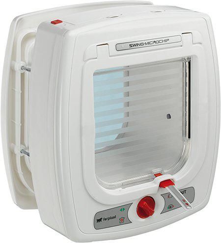 FERPLAST - Cat flap Swing Microchip 22,5 x 16,2 x 25,2 cm - (705.2080)