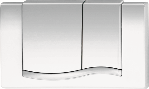Mepa MEPAwave plaque de déclenchement 420506 chrome brillant, pour réservoir encastré A21/E21, 801 quantités