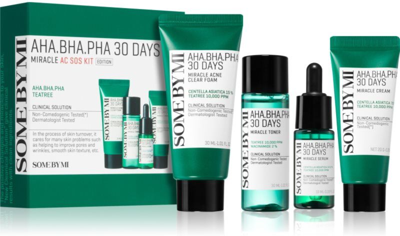 Some By Mi AHA∙BHA∙PHA 30 Days Miracle AC SOS Kit Geschenkset gegen Akne