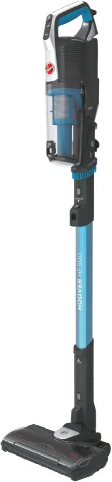 Hoover HF522STP 011, Stabstaubsauger, Beutellos, Blau, Grau, 0,45 l, Trocken, Micro