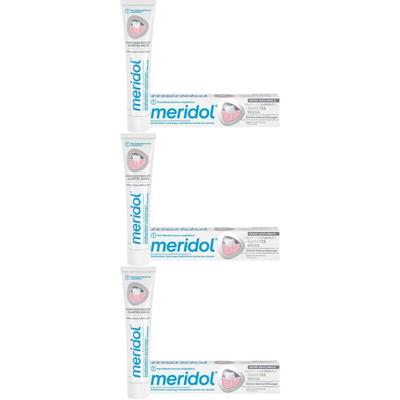 Meridol sanftes Weiß Zahnpasta x3 3x75 ml