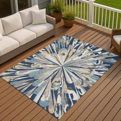 Addison Rugs Machine Washable Indoor/ Outdoor Contemporary Arden Chantille Rug