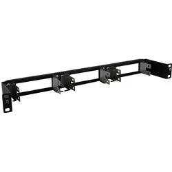 EFB Elektronik 46055.3 Rack Zubehör Montageschelle, Serverschrank Zubehör, Schwarz