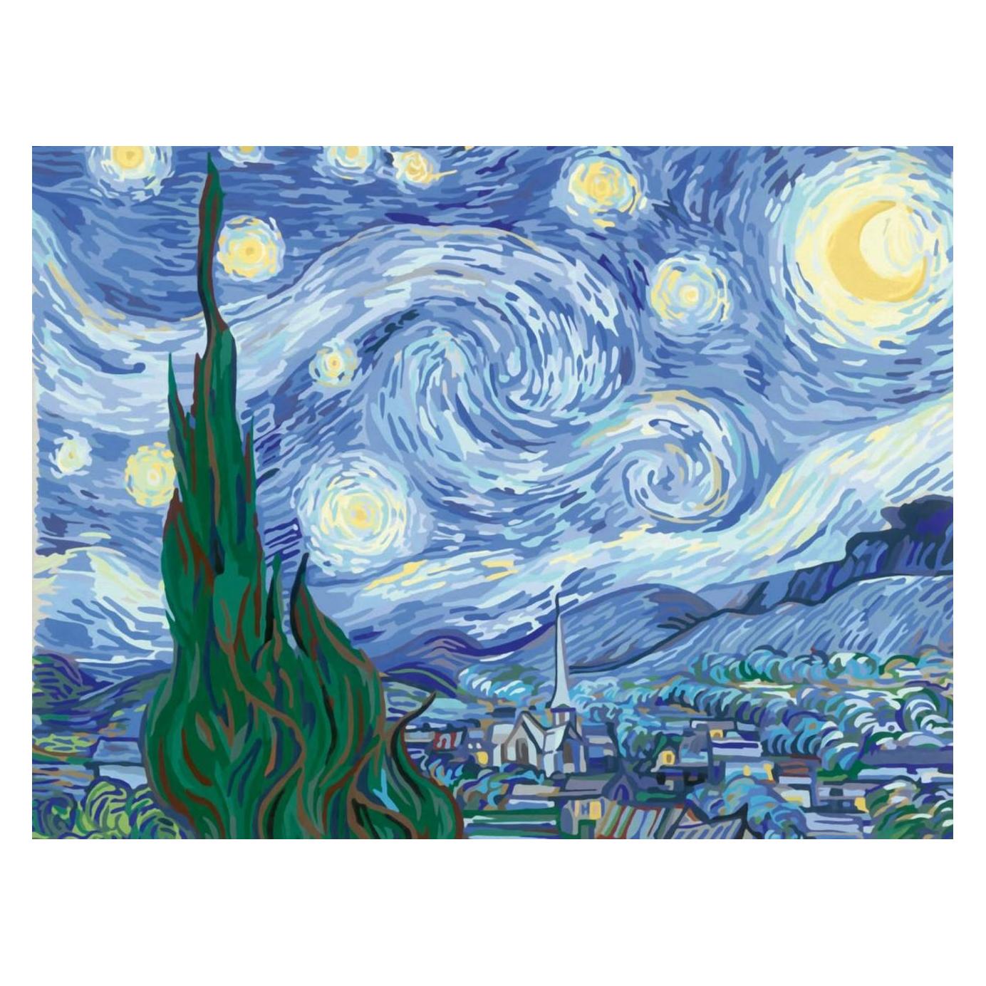 Ravensburger CreArt - Malen nach Zahlen ART Collection: Starry Night (Van Gogh) (23915)