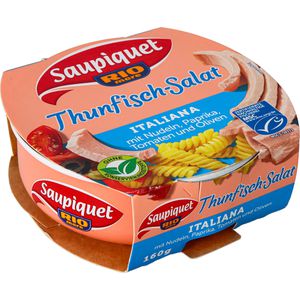 Saupiquet Fischkonserve Thunfisch-Salat, Italiana, MSC zertifiziert, 160 g