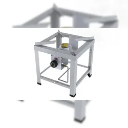 ChattenGlut Gaskocher 5kW für Innen und Aussenbereich mit Haushaltsregler und Schlauchbruchsicherung Tischgerät 400x400x430mm