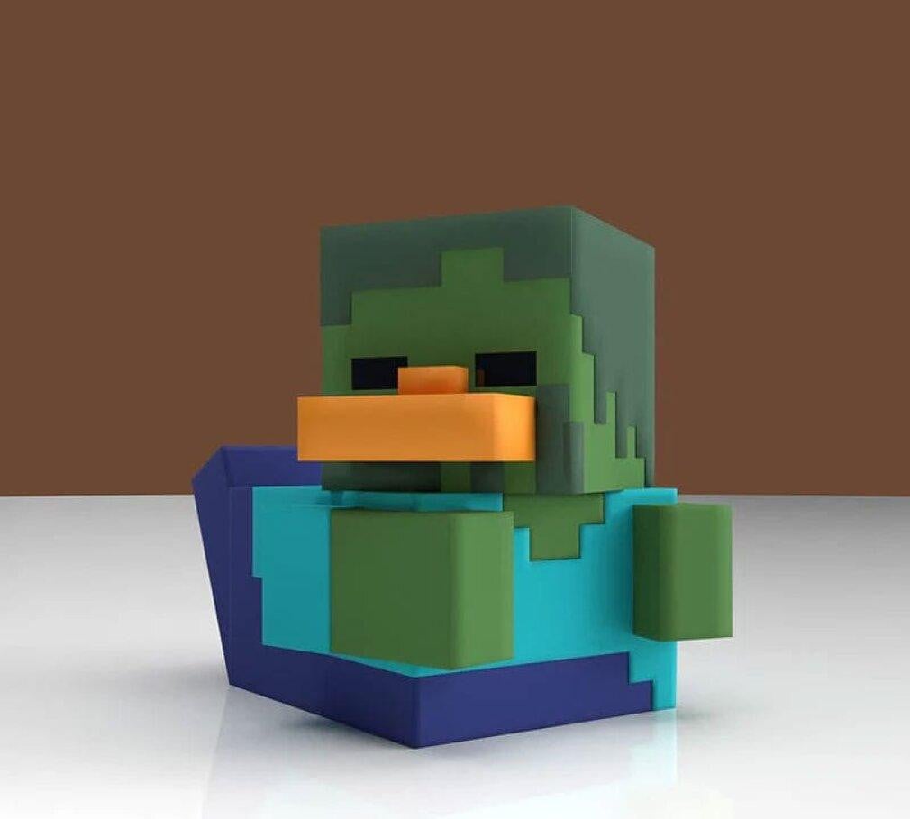 Numskull Minecraft Tubbz PVC-figuur Zombie 1e editie 10 cm