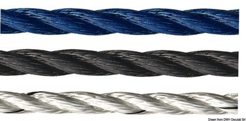 Marlow Polyester Festmacherleine Blau 24 mm - Osculati 06.484.24