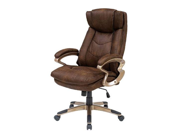 Bürostuhl Loman 63 x 119 x 75cm Braun/Braun