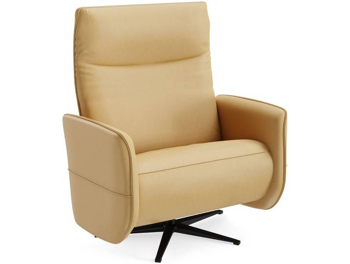 Relaxsessel Lidja karamell Leder T 170 B 104 H 112 cm - Möbel Konfigurator: Traummöbel individuell zusammenstellen