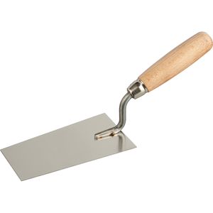 Connex Maurerkelle COX78104, aus Edelstahl, 140 mm Länge, mit Holzgriff