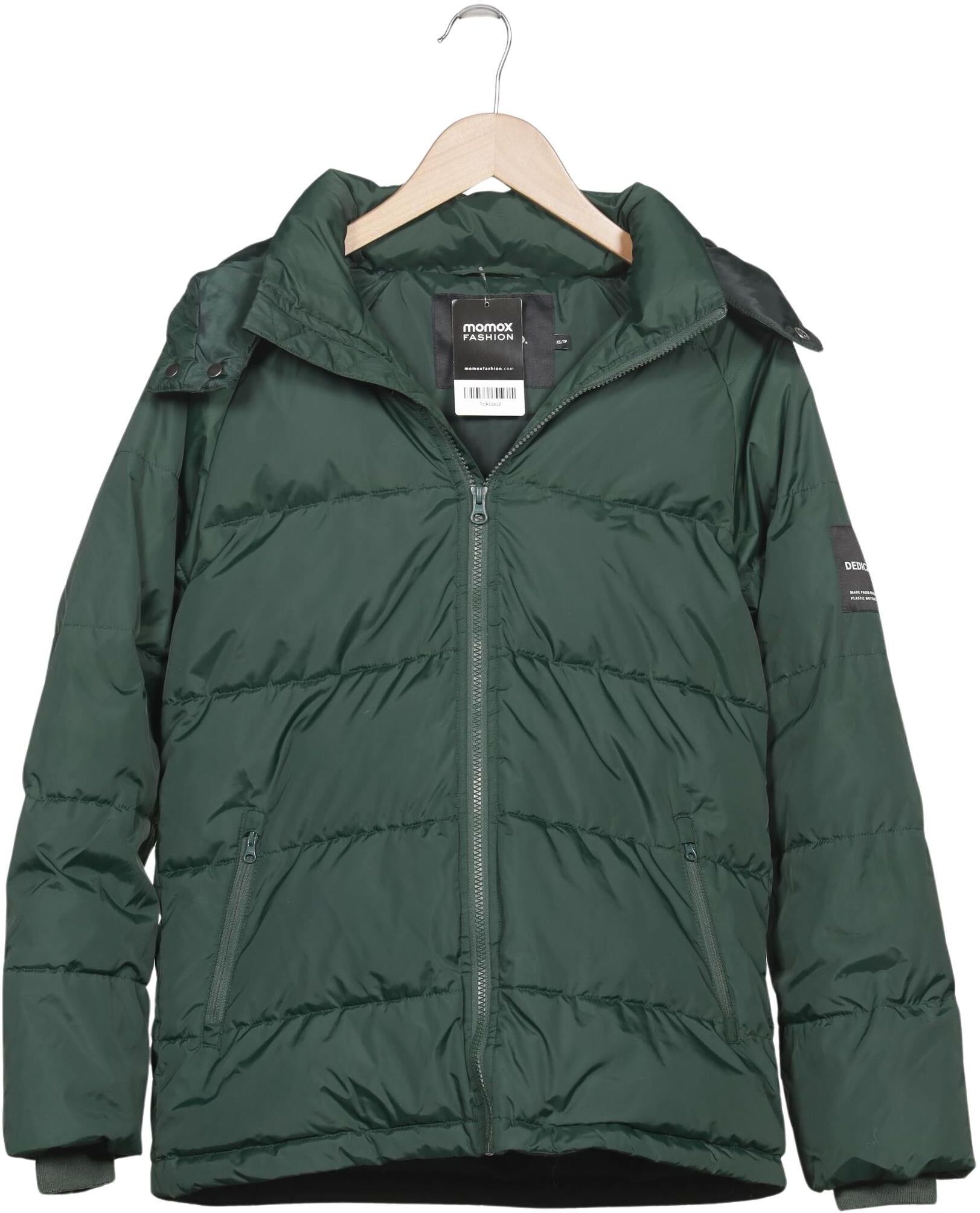 Dedicated Damen Jacke, Grün, Gr. XS, Synthetik - Second Hand
