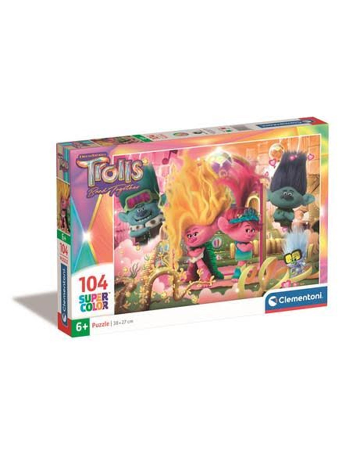Clementoni Puzzle Trolls 3, 104 Teile 2D Puzzles