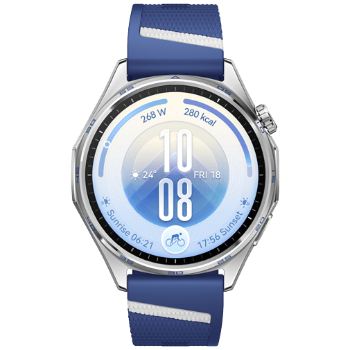 Huawei Watch GT 7 46mm Silber (Blaues Armband)