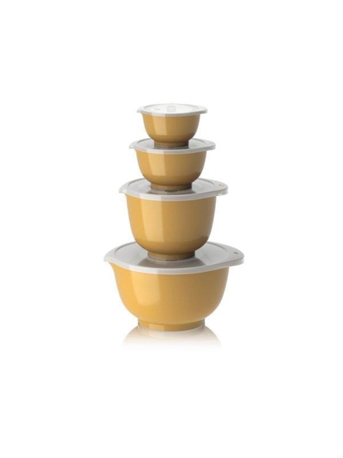 Rosti - Margrethe Bowls - Set of 4 + Lids (Curry)