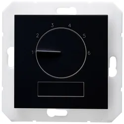 Kopp 296750001 HK07-elektronisches Raumthermostat "Premium" Farbe:schwarz